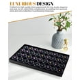 thumbnail image 3 of Novel Box Jewelry Display Tray with Fitted Lid 8.25x14.75x1 + 36 Gems Jars & Black Foam Liner, 3 of 7