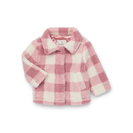 Urban Republic Toddler Girl Fleece Snap Jacket, Sizes 2T-4T