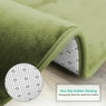 thumbnail image 5 of Memory Foam 3 PC Bathroom Rug Absorbent Bath Mat Set Small Large and Contour Rug, 5 of 7