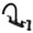 Black, variant on Kingston FB7795NDLSP NuvoFusion Two-Handle 4-Hole 8" Centerset Kitchen Faucet with Side Sprayer in Oil Rubbed Bronze