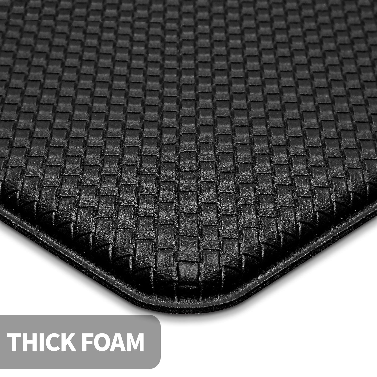 Set of 2 Anti Fatigue Cushioned Waterproof, Stain and Scratch Resistant  Kitchen Floor Mats, Ergonomic Standing Office Desk Mat, Supportive Padded  Memory Foam Rugs, 17x24 + 17x48, Red