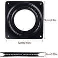 thumbnail image 4 of 4 Pcs Square Rotating Swivel Plate, Lazy Susan Turntable, 4 of 5