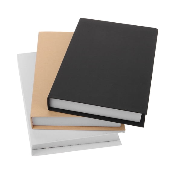 HONITANO Faux Book Decor Assorted Color Paper for Coffee Table and Living Room 3Pcs