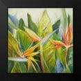 thumbnail image 2 of Pinto, Patricia 20x20 Black Modern Framed Museum Art Print Titled - Bird of Paradise I, 2 of 5