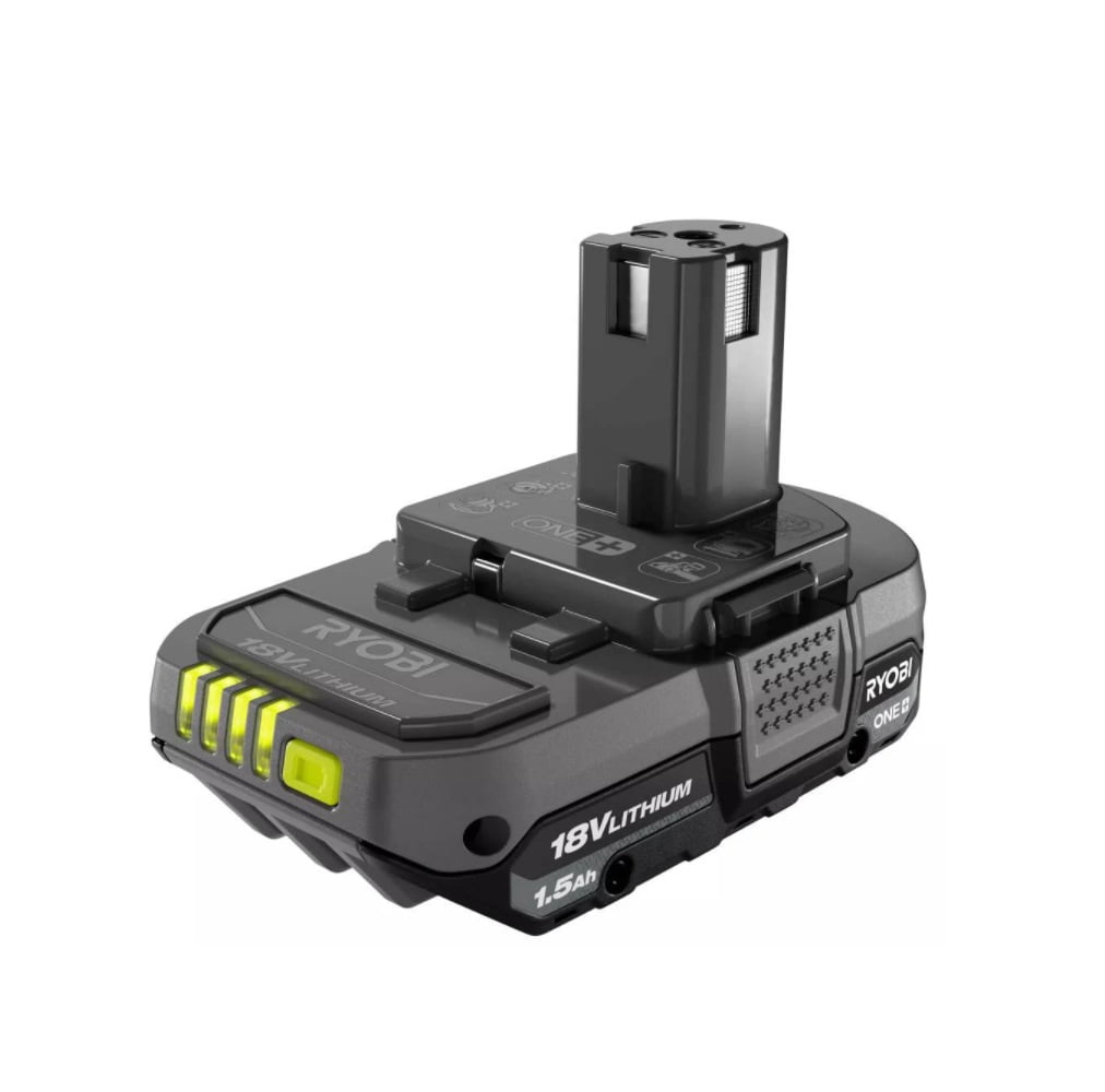 RYOBI ONE+ 18V Cordless LED Magnifying Clamp Light Kit with Battery and Charger (Bulk Packaged) PCL664K1N