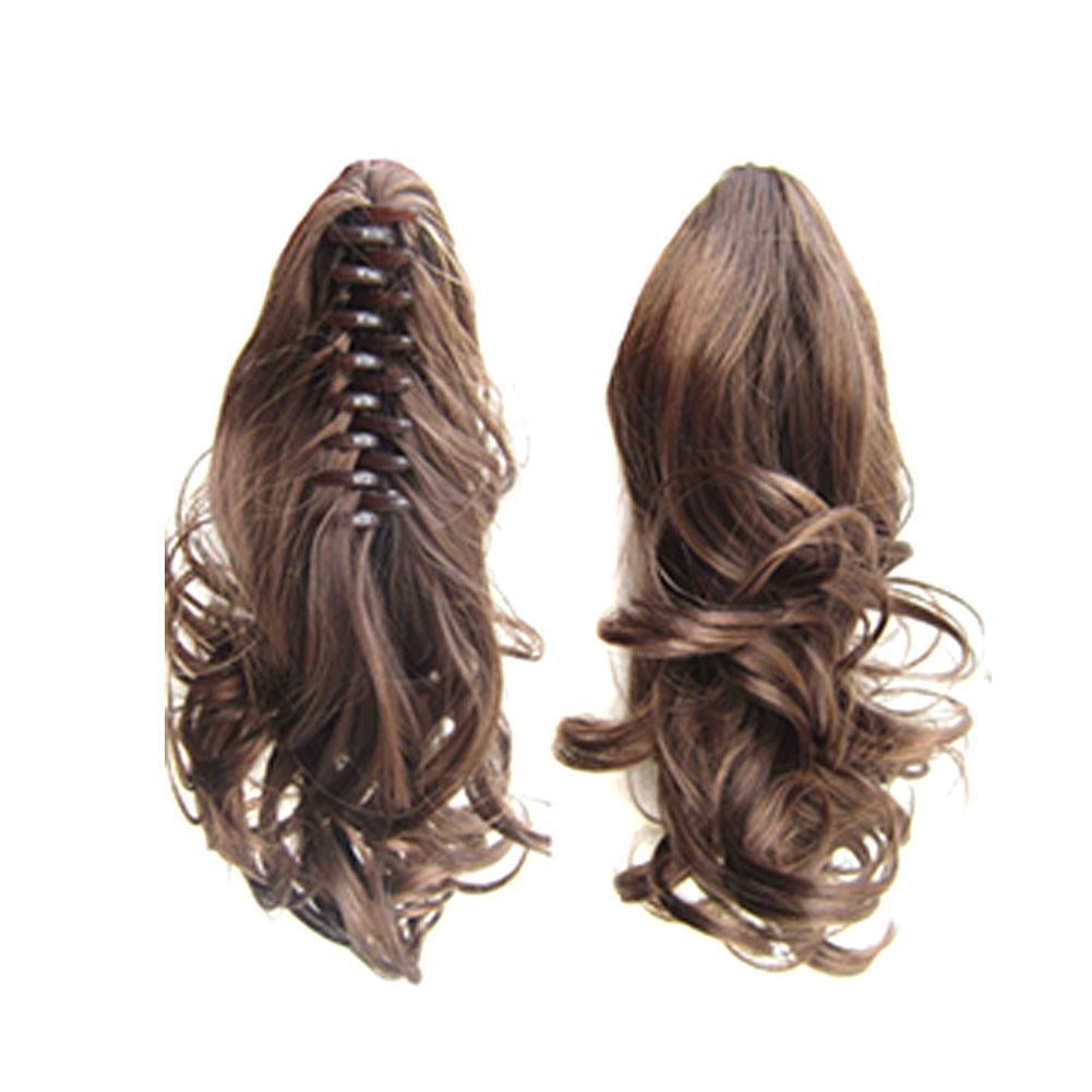 Claw Clip On Ponytail Thick Clip In Pony Tail Hair Extension As Human Piece