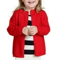 thumbnail image 4 of WIBACKER Baby Girls Boys Cardigan Long Sleeve Uniforms Knit Sweater Outerwear for Toddler Kids 1-6T, 4 of 8