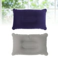 thumbnail image 4 of KAKOWELY 2pcs PVC Flocking Inflatable Pillows Ultralight Neck Pillows Portable Inflation Cushion for Outdoor Hiking Travel Camping(Gray/Deep Blue),12.6"X7.87"X3.54", 4 of 4