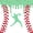 A Red Green White, variant on Erosebridal Baseball Games Kids Bed Sheets,Pink Ice Cream Drip King Sheets For Girls 4 Pieces