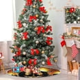 thumbnail image 4 of FMSHPON Halloween Pumpkin Fire Spider (1) Xmas Christmas Tree Skirt Stand Mat for Holiday Party Decoration Indoor Outdoor 36 inches, 4 of 6