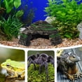 thumbnail image 4 of OULII Basking Platform for Bearded Dragons Resin Climbing Ramp Coffee Hiding Spot 1Set, 4 of 8