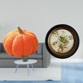 thumbnail image 2 of Encantador Cojín De Peluche De Calabaza Y Marco De Fotos De Resina Antigua Ornamentado Para Un Elegante Dormitorio De Halloween Y Una Exhibición De Decoración Retro Del Hogar., 2 of 8