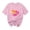 Pink-2, variant on Ohufall Graphic Tees for Women Fashion Women Valentine's Day Print Short Sleeve T-shirt Novelty Graphic Tops
