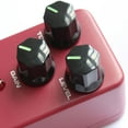 thumbnail image 2 of HEALEEP True Bypass Pédale d'Effets de Guitare Rouge Alimentée par Adaptateur avec Indicateur LED, 2 of 8