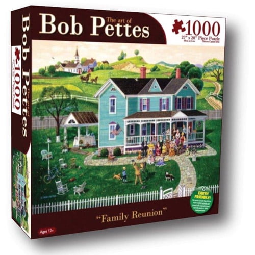 Bob Pettes 1,000-Piece Puzzle, Family Reunion - Walmart ...