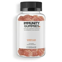 Codeage Immunity Gummies, Vitamin C, Elderberry, Echinacea & Propolis, Vegan Pectin-Based Supplement, 60 ct