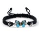 thumbnail image 1 of Pulsera de pareja con nudo plano de cuerda roja, tejida a mano, para el día de San Valentín, pulsera de joyería de mariposa para hombres y mujeres, 1 of 6