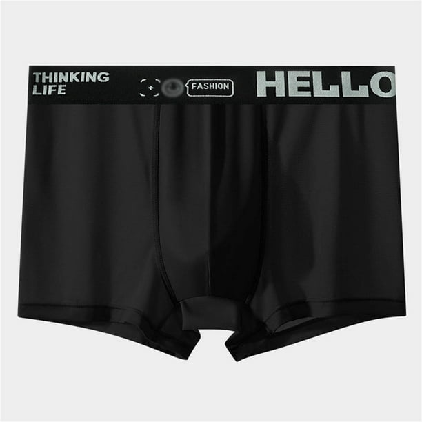 WILLBEST Pantalones Cortos Cargo para Hombre, de Seda de Hielo, Sin Costuras, Finos y Transpirables, Ropa Interior