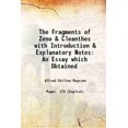 thumbnail image 1 of Les Fragments de Zeno & Cleanthes avec Introduction & Notes Explitives un Essai Qui A Obtenu 1891 [Relié], 1 of 1