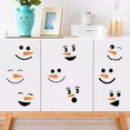 thumbnail image 3 of Visland Creative Snowman Decals Christmas Wall Decals Snowman Faces Decals Christmas Pantry Decals Snowman Refrigerator Decals Winter Decor Christmas Decor, 3 of 7