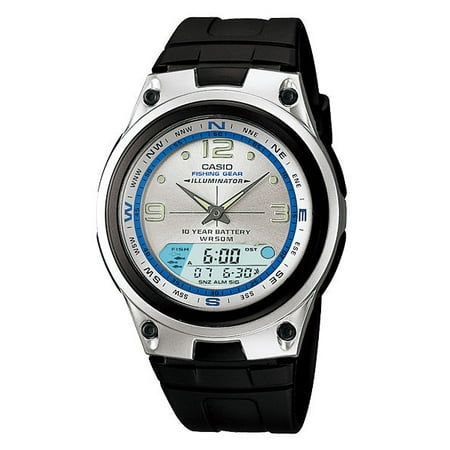 Gear Chronograph Watch - Casio AW82-7A Men's Analog Digital Chronograph Alarm Fishing Gear Sports Watch