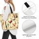 thumbnail image 3 of Disketp Wine Bolsa Tote Estampada para Mujer, Bolso de Hombro y de Mano para Compras y Viajes, 3 of 8