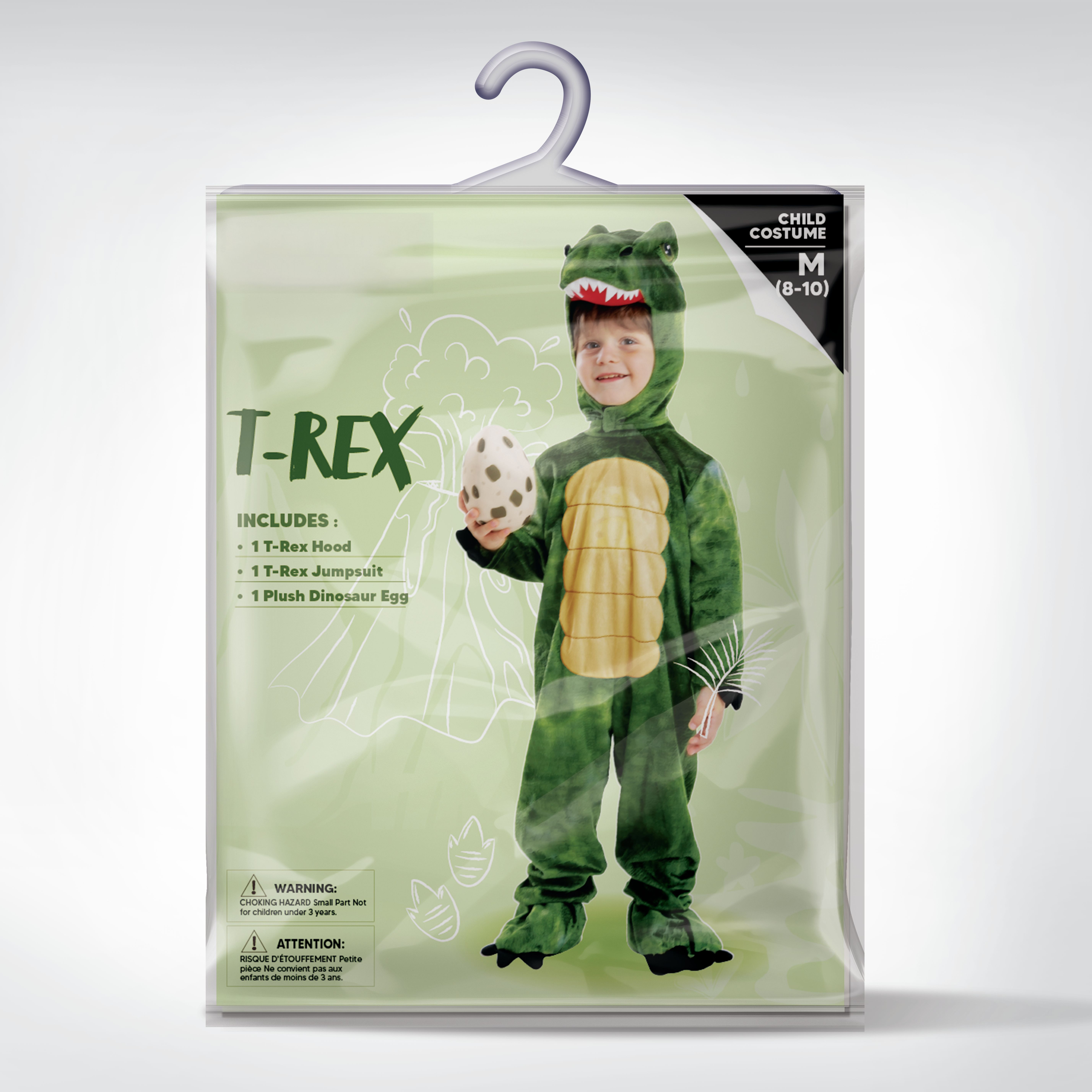 Joyfy Halloween T-Rex Dinosaur Costume with Eggs for Kids photo 4