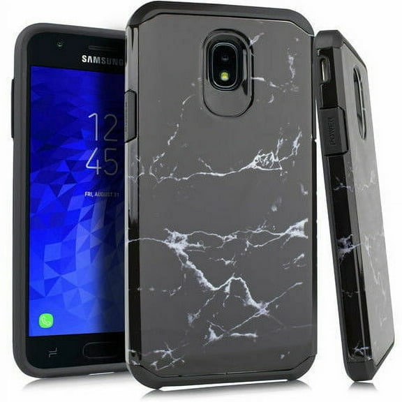 GSA Astronoot Marble Hybrid Case For Samsung Galaxy J3 (2018), J337 Black