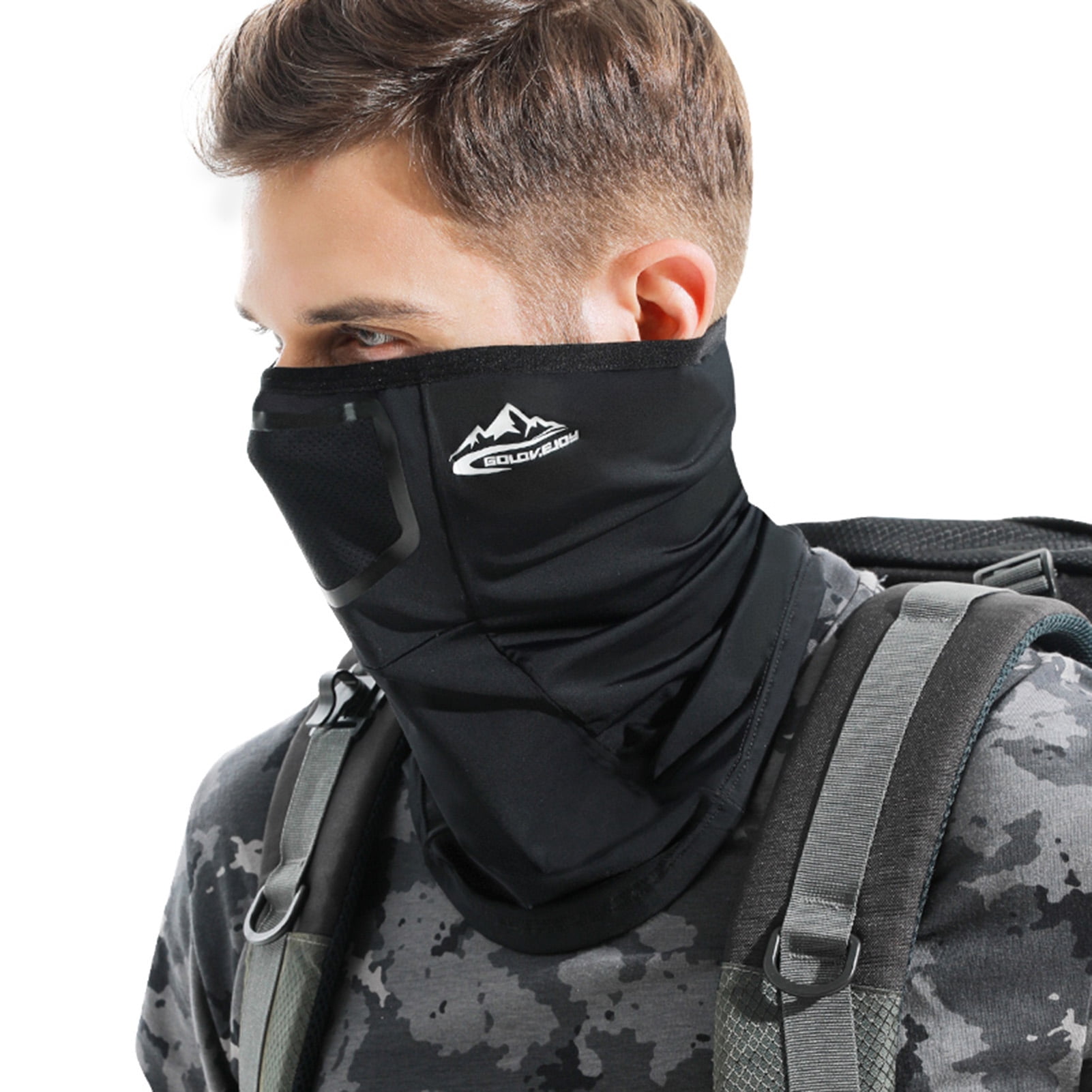 Homgeek Men Cooling Neck Gaiter -Protection Breathable Windproof 