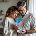 thumbnail image 3 of Cherry Blossom Adults Urn for Mom - Blue Urns for Human Ashes Adult - Large Cremation Urn for Ashes for Women - 10 Inch Urns for Grandma, 3 of 6