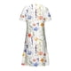 thumbnail image 5 of Puntoco Vestido De Verano Para Mujer, Informal, Estampado, De Playa, Manga Corta, Cuello Redondo, Suelto, Camiseta Sin Mangas, Vestido De Manga Corta Con Cuello Redondo, Amarillo, Xxl, 5 of 5