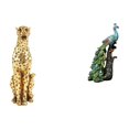 thumbnail image 1 of Escultura De Pavo Real Y Guepardo Dorado, Centro De Mesa Decorativo, Elegante Adorno De Mesa Para Oficina, Dormitorio, Sala De Estar, Colección De Decoración Del Hogar, 1 of 8