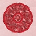 thumbnail image 1 of Ahgly Company Machine Washable Indoor Square Transitional Pink Area Rugs, 4' Square, 1 of 7