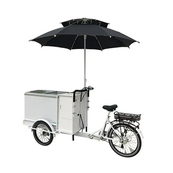 Electric Ice Cream Tricycle with Maximum Speed Up to 20 MpH – Mobile Dessert Delight