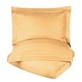 thumbnail image 2 of Egyptian Cotton 600 Thread Count Stripe Duvet Cover Set, Gold, King/California King by Superior, 2 of 6