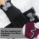 thumbnail image 4 of Guantes cálidos de invierno para mujer con dedos sensibles al tacto con texto en pantalla, guantes resistentes al viento con forro de lana, 4 of 5