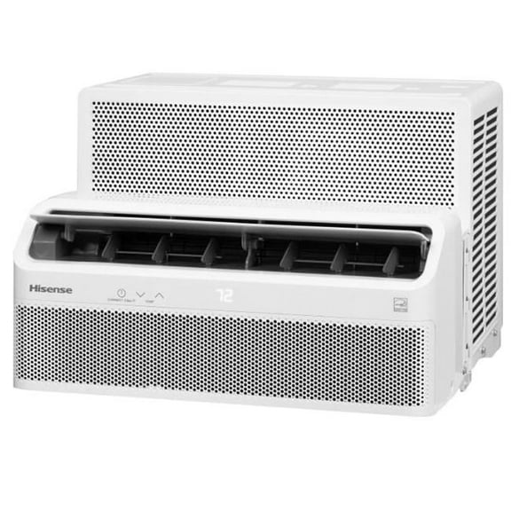 Restored Hisense HI67351 Hisense 8,000 BTU Smart Inverter Window Air Conditioner, Remote, Easy Install (Refurbished)