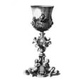 thumbnail image 3 of Giardini, Giovanni 12x14 Black Modern Framed Museum Art Print Titled - Black and White Goblet III, 3 of 5