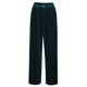 thumbnail image 5 of Pantalones de mujer de ante con botones, pierna recta y ancha para otoño-invierno: pantalones informales elegantes de color liso para ir al trabajo con cintura elástica., 5 of 8