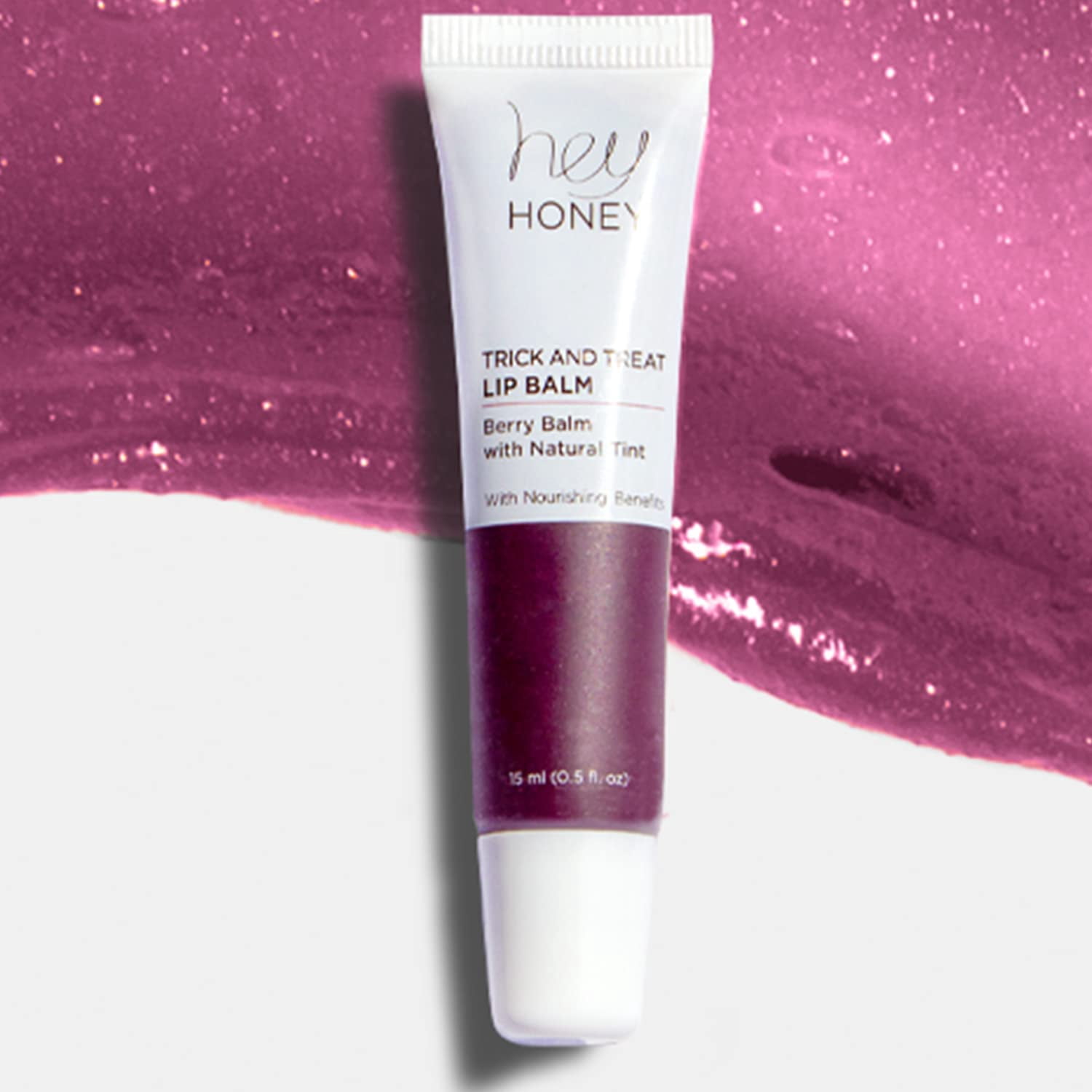 Hey Honey Skincare TRICK AND TREAT LIP BALM - Berry - 15mL | 0.5 FL. OZ.