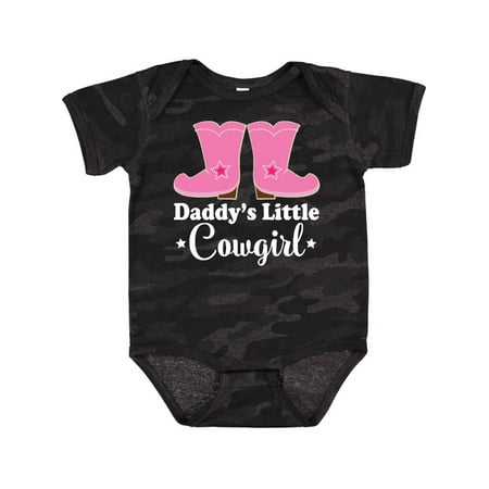 

Inktastic Daddys Little Cowgirl Gift Baby Girl Bodysuit