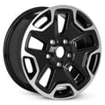 thumbnail image 2 of New OEM Replacement Wheel Rim for 2013-2023 Jeep Wrangler 17x7.5 inch Aluminum Black, 2 of 5