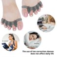 thumbnail image 4 of 1 Pair Of Gel Toe Separators For Overlapping Toes, Gel Toe Straightener Bunion Corrector, Toe Spacers, 4 of 5