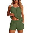thumbnail image 2 of Bathing Suits for Women Over 60, Womens Swimsuits Tankini, Ladies Swimsuits, Blouson Women's Tankini Swimsuits Tummy Control Modest 2026 Two Piece With Sporty Pockets Bathing Suits, Army Green L, 2 of 8