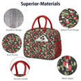 thumbnail image 4 of Lunch Bag Lunch Box for Women Reusable Insulated Lunch Bags,Water-Resistant Fruits Strawberry Pattern Cooler Lunch Tote Bag, Large Capacity for Work Travel Picnic, 4 of 6