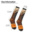 thumbnail image 2 of Fuzoiu Astronaut Exploring Mars Print Adult Stockings,Crew Socks,Unisex Fashion Socks, Casual Sports Socks,Comfortable Crew Socks for Everyday Wear and Sports, 2 of 6