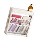 thumbnail image 3 of Estantería para libros, estantería pequeña para almacenamiento, estantería de gran capacidad, fácil acceso para sala de estar, dormitorio, fila única, 2 capas, color blanco, 3 of 14