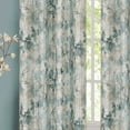 thumbnail image 5 of Mist Floral Window Curtain Panel: 50" x 84", Lined Blackout 8 Grommet Panel, 5 of 5