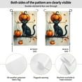 thumbnail image 2 of Fall Black Cat Garden Flag 12.5x18 Double Sided, Small Burlap Welcome Autumn Garden Yard House Flags Pumpkin Thanksgiving Outside Outdoor Decoration (ONLY FLAG)1 Flag, 2 of 5