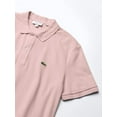 thumbnail image 2 of Lacoste Mens Slim Fit Pique Short Sleeve Polo Shirt Pink XL, 2 of 3